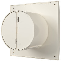 Осевой вытяжной вентилятор ERA AURA 4C Ivory, с обратным клапаном D100, декоративный 90-06854