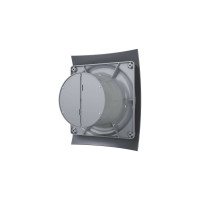 Осевой вытяжной вентилятор ERA BREEZE 4C Dark gray metal, с обратным клапаном D100, декоративный 90-07201