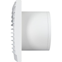 Осевой вытяжной вентилятор DICITI SILENT 5C Matt white, с обратным клапаном D125, декоративный 90-07743