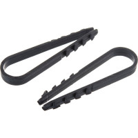 Дюбель-хомут для круглого кабеля Эра 11-18 мм черный Б0045091