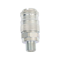 Быстроразъемное соединение муфта - наружная резьба 1/4 дюйма, металл ANI AH025911