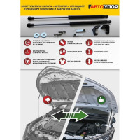 Газовые упоры капота АвтоУпор для Changan CS35 2013-2020, 2 шт., UCHCS3011