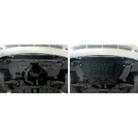 ЗК+КПП для Chevrolet Lacetti 2004-2013, сталь 2 мм, крепеж в комплекте АвтоБроня 111.01004.3