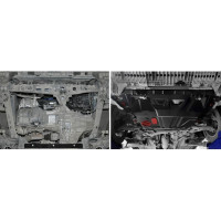 ЗК+КПП АвтоБроня для Toyota Auris 06-15/Corolla E150, E160, E170, E180 06-19, ST 1.8 мм, 111.05773.1