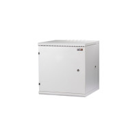 Настенный двухсекционный шкаф TLK 19, 15U, серый TWM-156060-M-GY