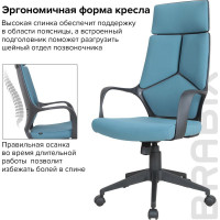 Компьютерное офисное кресло руководителя BRABIX PREMIUM Prime EX-515, с подлокотниками 531568