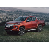 Пороги Rival Silver алюминиевые, для Mitsubishi L200, 2006-2015- г.в.,193 см, 2 шт. F193AL.4003.1