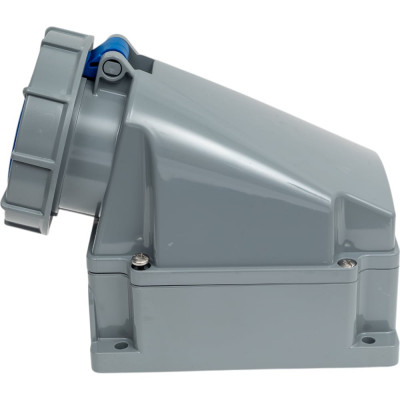 Настенная розетка PCE 63А 220V 1P+N+E IP67 133-6