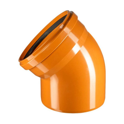 Отвод Ostendorf наружной канализации 400 мм, 45 градусов 226220