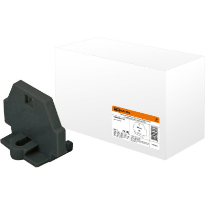 Универсальная торцевая пластина TDM ELECTRIC для клемм МКМ 1,5мм2 черная SQ0822-0110