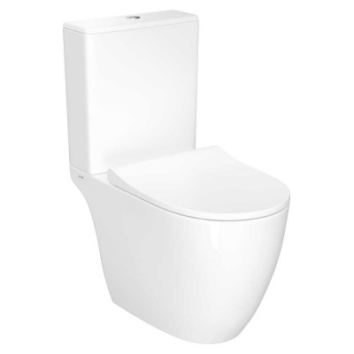 Комплект: напольный безободковый унитаз VITRA Sento Rim-ex Open-Back 9830B003-7204