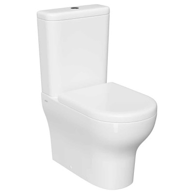 Комплект напольного унитаза Vitra Zentrum back to wall, сиденье микролифт, механизм 3/6 л 9012B003-7202