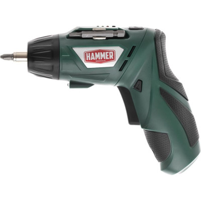 Аккумуляторная отвертка Hammer Flex с набором бит, 3.6 В 1.3 Ач, 4 Нм, Li-Ion ACD3.6A