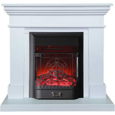 Каминокомплект InterFlame Прайд Фобос Люкс Fobos BL белый