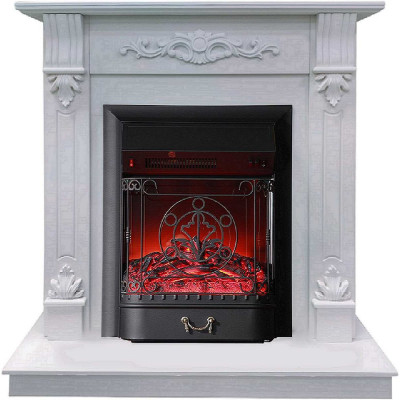 Каминокомплект InterFlame Мальта разборный Фобос Bl Fobos Bl белый