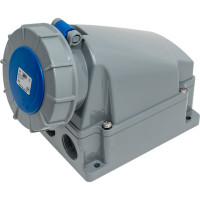 Настенная розетка PCE 63А 220V 1P+N+E IP67 133-6