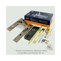 Врезной замок НОРА-М N106-85 К мат.кофе 16193