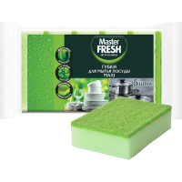 Губки для мытья посуды Master FRESH MAXI, 5шт, С0007744 250727
