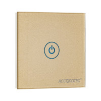 Врезная сенсорная кнопка выхода ACCORDTEC AT-H02P LED AT-01697