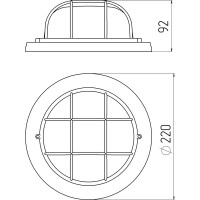Светильник ЭРА НБО 0360012 Кантри, дерево/стекло, решетка Б0048415
