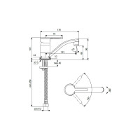 Смеситель для умывальника Vidima LOGIK BA276AA 00039234