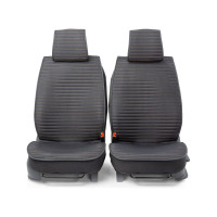 Каркас накидки на переднее сиденье CarPerformance 2 шт., fiberflax/лен CUS-2022 BK/BE