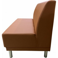 Секция дивана Мягкий офис Холл двухместная паприка ХЛ601ПП