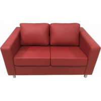 Диван Мягкий офис Ватсон двухместный красный ВТС201КР