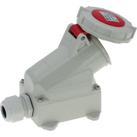 Настенная розетка INPIN 16A/400V/3P+E/IP67 CA1196