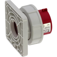 Встраиваемая вилка INPIN 16A/400V/3P+E/IP67, фланец 86x86 CA827