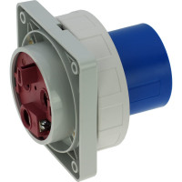 Встраиваемая вилка INPIN 125A/230V/1P+N+E/IP67, фланец 130x130 CA3665