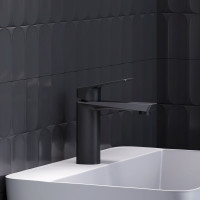 Смеситель для умывальника Damixa Merkur черный 400210300