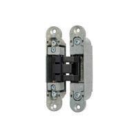 Скрытая петля OTLAV 3D, универсальная, 120x23 мм, 60 кг, c 4 накладками OTL0350.09/MP