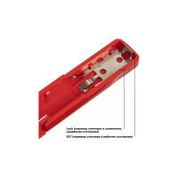 Степлер Attache Selection PSR1010-1 № 10 до 10 листов, пластик, красный 1271890