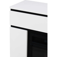 Каминокомплект ELEKAM bertino с очагом pulsar 38 белый с черным 100048