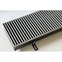 Внутрипольный водяной конвектор KVZ с решеткой KVZ-230-80-1500-UA/RRA-230-1500-A