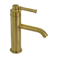 Смеситель для раковины Migliore ERMITAGE MINI ручка сверху латунь, донный клапан "click-clack", бронза 31414