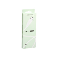 Usb кабель Borofone bx18 optimal type-c, 2м, pvc, белый 0L-00043155