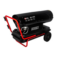 Дизельный нагреватель воздуха QUATTRO ELEMENTI прямого нагрева QE-110D (110кВт, 1300 м.куб/ч, бак 69л, 7.9л/ч, 40,8кг) 915-274