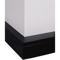 Каминокомплект ELEKAM bolton с очагом pulsar 38 белый с черным (разборный) 100068