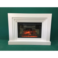 Каминокомплект InterFlame Сильвер Фотон 26 Foton26 белый