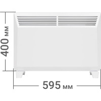 Электрический конвектор TDM ELECTRIC ЭК-1500X, термостат, ножки, белый, 1500 Вт, SQ2520-1212