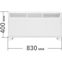 Электрический конвектор TDM ELECTRIC ЭК-2000X, термостат, ножки, белый, 2000 Вт, SQ2520-1213
