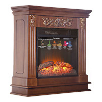 Каминокомплект InterFlame Berta ЕС ЛЮКС с Foton 23 LED F/X темный дуб Berta ЛЮКС c Foton23 темный дуб