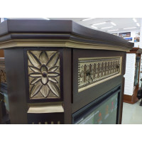 Каминокомплект InterFlame Джессика ЕС с Foton 23 LED F/X венге золотой патиной Джессика с Foton23 венге ЗП