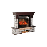Каминокомплект InterFlame Экстер Панорамик 25 Led F/X Panoramic25 темный дуб