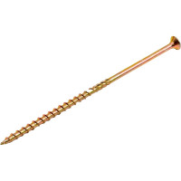 Конструкционный саморез КРЕП-КОМП потайной Torx, желтый цинк, 6.0x160 мм, 100 шт. скт6160