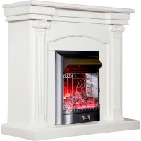 Каминокомплект InterFlame Афина Фобос Fobos Bl белый