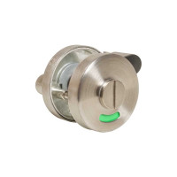 Поворотная ручка FUARO BK8.R.DSS304-button с индикатором INOX 304 47251