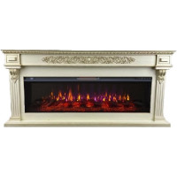 Каминокомплект InterFlame Вена (Freespace 60 ) с Freespace60 бежевый золотой патиной